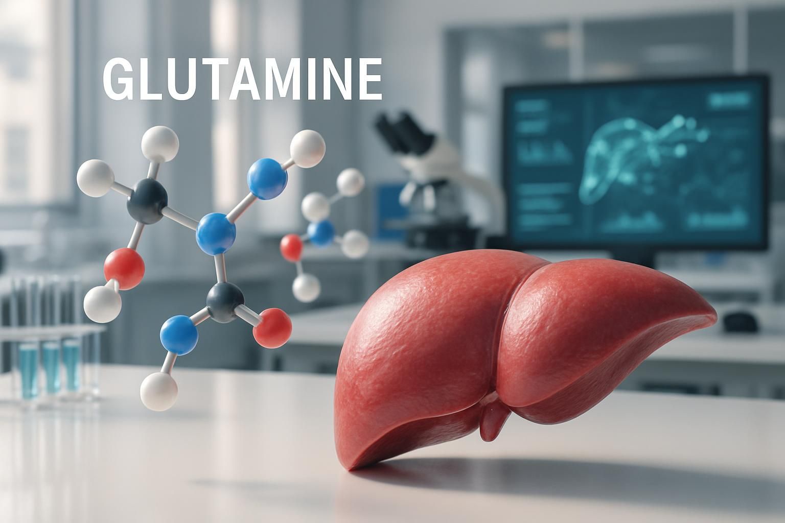 découvrez comment la glutamine influence la santé hépatique et ses interactions essentielles pour le bon fonctionnement du foie.