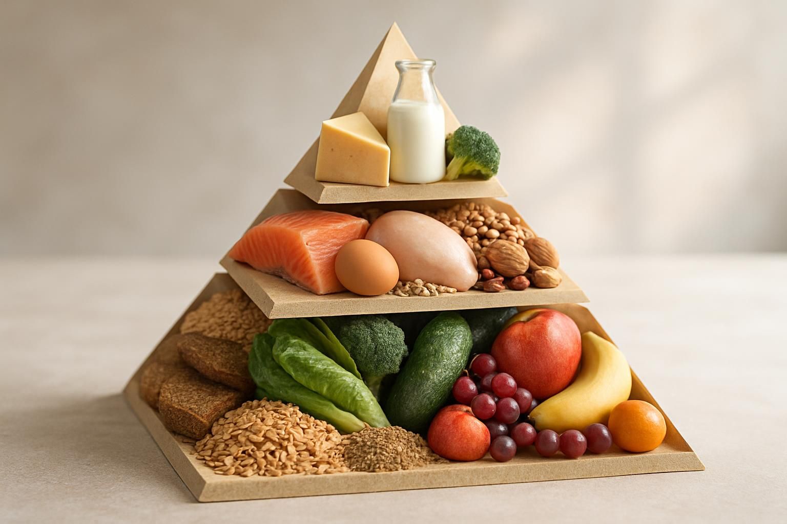découvrez comment la pyramide alimentaire peut vous guider vers une alimentation équilibrée et saine, en mettant en avant les différentes catégories d'aliments essentielles pour votre bien-être.