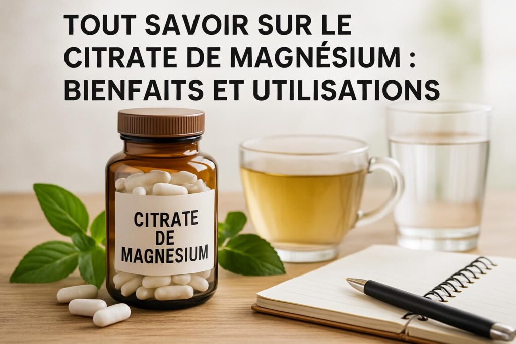 Tout savoir sur le citrate de magnésium : bienfaits et utilisations