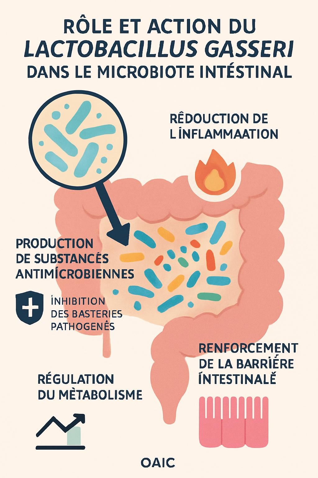 découvrez en infographie tout ce qu'il faut savoir sur l. gasseri, un probiotique essentiel pour votre santé intestinale et votre bien-être.